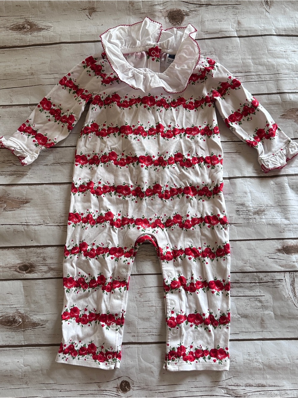 Janie and Jack roses romper